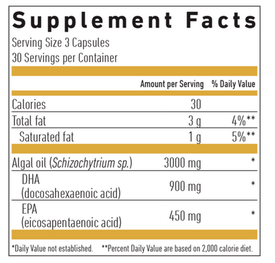 Vegan Omega 3 DHA & EPA 450
