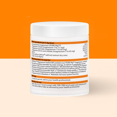 PURE Mg+ Magnesium Switch Off