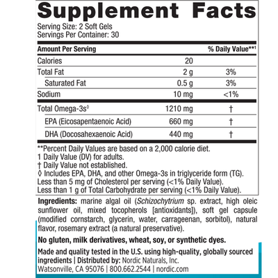 Ultimate Omega Plant Based (Vegan Omega)