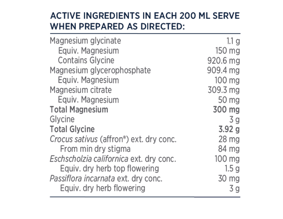 Tri-Mag Restful Night Lemon Lemonade