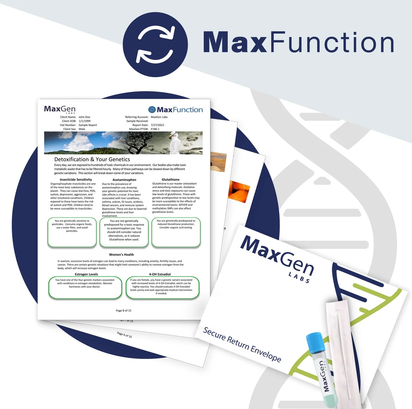 MaxFunction Panel - DNA Lab Test | Nutra Nourish