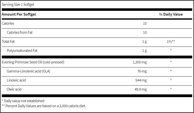 Evening Primrose Oil