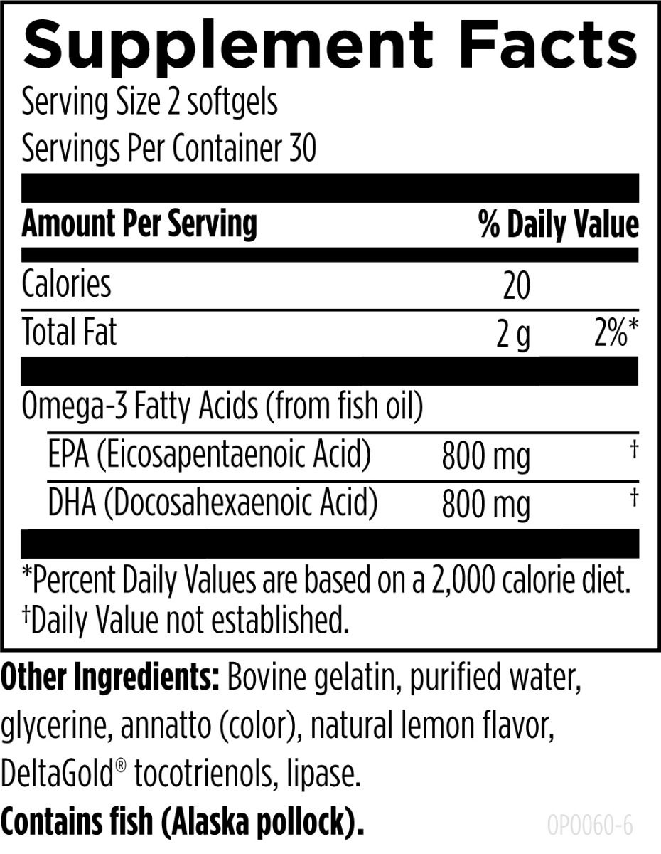 Designs for Health Omega Avail Hi-Po dietary supplement info