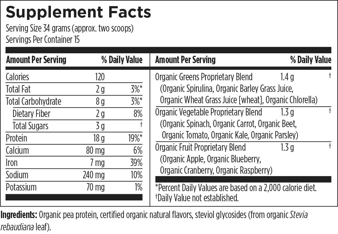 Organic PurePea™ Plus