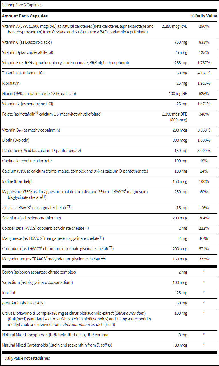 MultiThera® 1 Capsule Formula